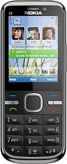 Nokia C5-00 5MP Sim Free Mobile Phone - Black