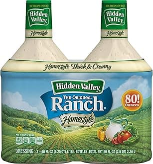Hidden Valley Expect More Original Ranch Homestyle Salad Dressing Bottles, 2 pk./40 oz.