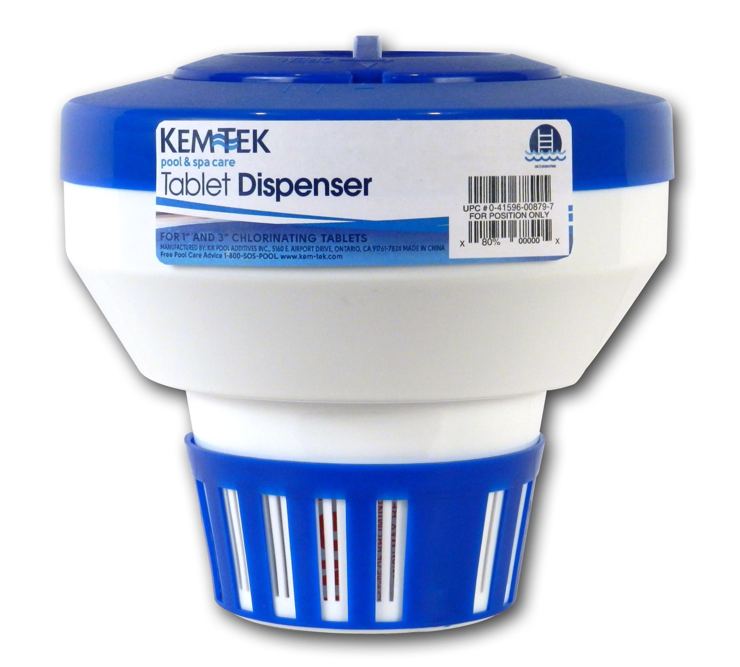 Kem-TekPool Floating Tablet Dispenser