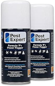 Pest Expert Formula ‘P+’ Bed Bug Killer Fogger 2 x 150ml - Maximum Strength Bed Bug Bombs for Fast-Acting Effective Control, Professional Strength for Approved Amateur Use
