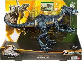 Jurassic Dino Trackers Track 'N Attack Indoraptor Action Figure