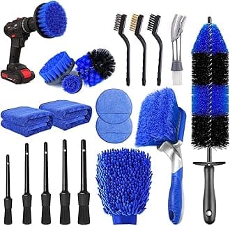 20Pcs Car Drill Brush Set