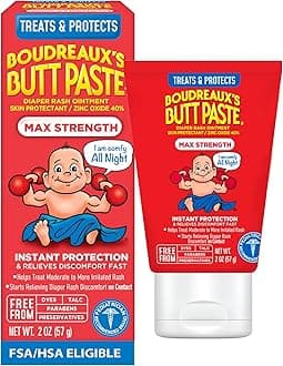 Boudreaux's Butt Paste Maximum Strength Diaper Cream - 2 Ounce