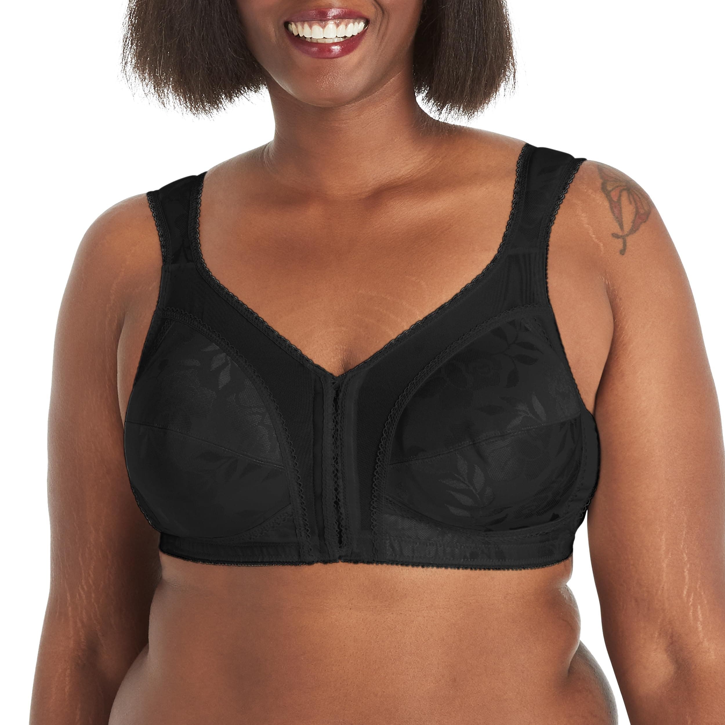 Playtex Women's Plus Size Front-Close Bra with Flex Back