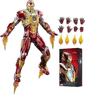 MK17ironman Action Figure 7 inch All Joints Movable Exquisite Painting with Lots of Accessories Collectable Toy(1/10 Scale)