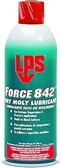 2516 Force 842 Dry Moly Lubricant, 11 oz Aerosol (Pack of 12)