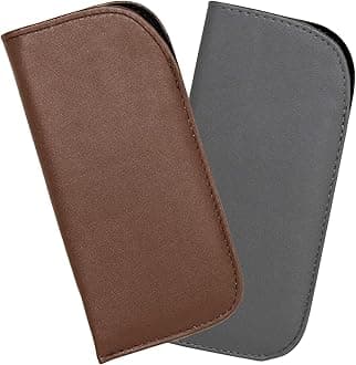 2 Pack Soft Eyeglass Slip Case For Women & Men In A Variety of Colors & Patterns