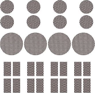 60 Pcs Match Striker Paper with Adhesive, 3 Sizes of Matches Sticker Striker for Match Holder, Matches for Candles, Matches Box Bulk, Matches in A Jar with Striker, Decorative Match Cloche