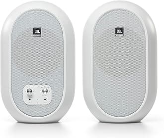 1 Series 104 Compact Powered Desktop Reference Monitors Bluetooth Version - White (sold as pair)