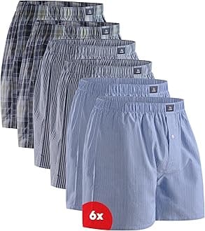 DANISH ENDURANCE American Boxer Shorts (Pack of 4 | 6 Pack), 100% Organic Cotton Men's Boxer Shorts, Soft, Breathable, for Men and Boys