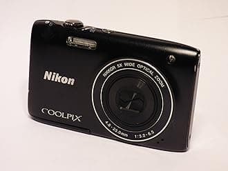 Nikon COOLPIX S3100 14 MP Digital Camera with 5x NIKKOR Wide-Angle Optical Zoom Lens and 2.7-Inch LCD - Black