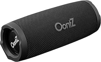 OontZ Cylinder Bluetooth Speaker, up to 100 unobstructed FT Bluetooth Range, IPX7 Waterproof, 15 hrs Playtime, Black