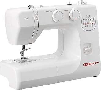 Usha Allure Janome 60-Watt Sewing Machine (White/Blue)