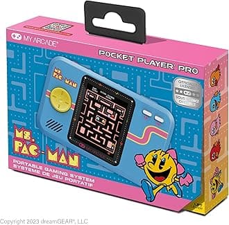 My Arcade - DGUNL-7010 MS. PAC-MAN Pocket Player Pro Handheld Portable Gaming System