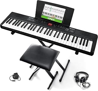 Alesis Melody 61Keyboard Electric Piano Stand Piano Stand Stool Headphones with Pedal