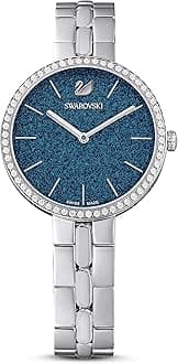Cosmopolitan Crystal Watch, Clear Crystals, Rose Gold Tone Finish, Swiss Made, Part of The Cosmopolitan Watch Collection