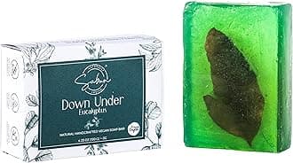 SABUN CO. Eucalyptus Oil Glycerin Soap -100% Handcrafted, Vegan, Moisturizing Natural Bar Soap - Fresh, Minty Scent - Face, Body & Hair Bar [4.23 oz - 120 gr]