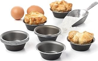 Pack of 12 Mini Pie Muffin Cupcake Pans egg Tart Bakeware - 3 Inch Tins - 12 Molds NonStick bakeware
