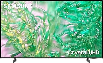 Samsung DU8000 Crystal UHD 4K 75" Smart TV, With Object Tracking Sound Lite, AirSlim, Gaming Hub, Crystal Processor 4K, Smart TV powered by Tizen, UE75DU8000UXXU, English Model (2024)