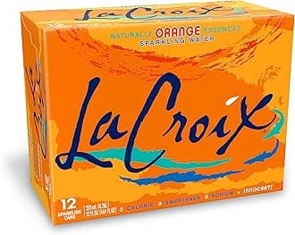 La Croix Sparkling Water, Orange, 12 Fl Oz (pack of 12)