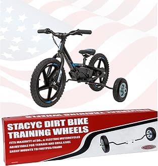 Hardline Products USA Wheels for Tots Training Wheels for Stacyc, KTM, Husqvarna, GAS GAS, and Harley-Davidson 12e/16e balance Electric Bikes - NOT compatible with 16e Elite model.