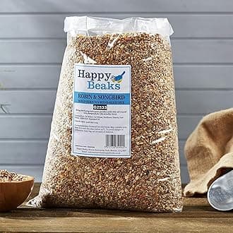 – Wild Bird Robin & Songbird Food No Mess Seed Mix High Energy Premium Feed for Wild Birds (5kg)
