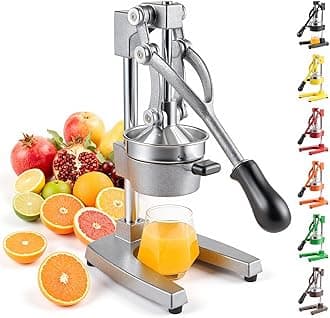 CO-Z Commercial Grade Citrus Juicer Hand Press Manual Fruit Juicer Juice Squeezer Citrus Orange Lemon Pomegranate (Gray)