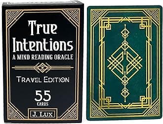 True Intentions: A Mind Reading Oracle Deck - Psychic Cards with Meanings on Them to Reveal Hidden Motives and Unspoken Truths - Sparks Intuition (Travel Edition (55 Palm Sized Cards))