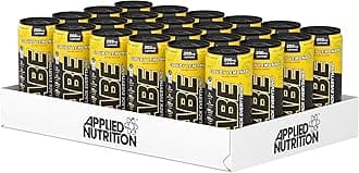 Applied Nutrition ABE Pre Workout Cans - All Black Everything Energy + Performance Drink, ABE Carbonated Beverage Sugar Free with Caffeine (Pack of 24 Cans x 330ml) (Cloudy Lemonade)