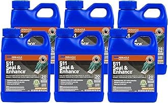 Miracle Sealants 511 Seal & Enhance Premium Enhancing Sealer for Stone & Tile, Pint, 6 Pack