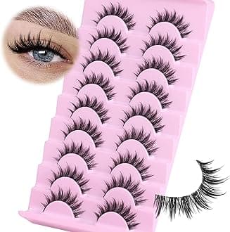 Manga Lashes Wispy False Eyelashes 3D Natural Eye Lashes Spiky Fake Lashes Anime Lashes Natural Look Chinese Makeup Lashes Pack by ALPHONSE