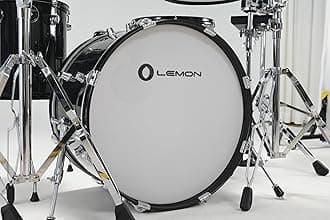 LEMONT950 Acoustic-Style All Mesh-Head Electronic Drum, Black (20"x12" Kick)