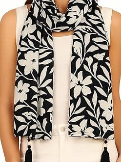 KE KANHA EXPORTS scarf for women stylish | Scarf For Women | face mask | Printed Fancy Tassle Full Face Cover | Head | Hair Face Protection | Sun Protection in summer & Winter | Lightweight