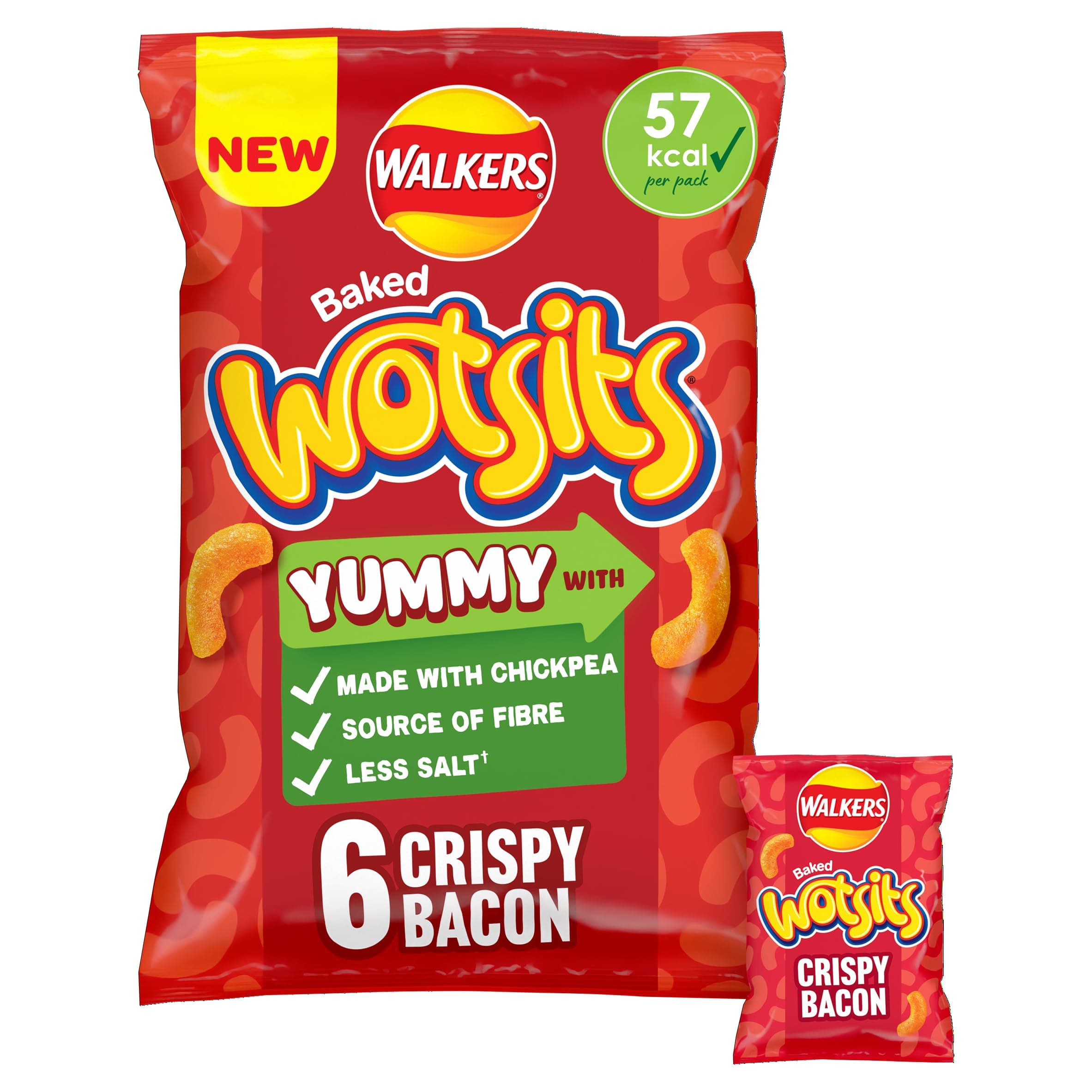 Wotsits Crispy Bacon 6pck