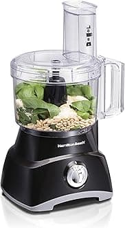 Food Processor & Vegetable Chopper for Slicing, Shredding, Mincing, and Puree, 8 Cup, Black