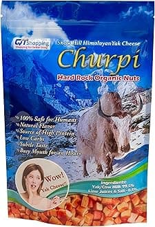 Snow Hill Himalayan Yak Cheese Organic Super Strong Nuts for Men, Women & Younger (1lb /120-150 Pcs) Natural Yaky Fat less Strong Chhurpi Candy Nut Nuggets - Product of Himalayas, Nepal