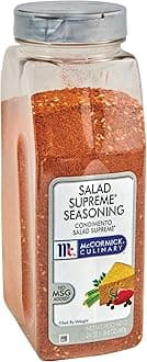 Salad Supreme Seasoning, 24 oz - One 24 Ounce Container of Salad Seasoning with High-Quality Spices, Use in Pasta Salads, Traditional Salads, Vegetables and More