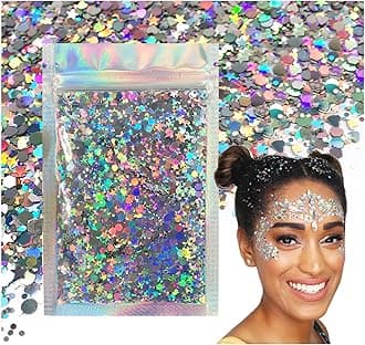 Holographic Glitter âÅ“® COSMETIC GLITTER âÅ“® Festival Rave Beauty Makeup Face Body Nail âÅ“®