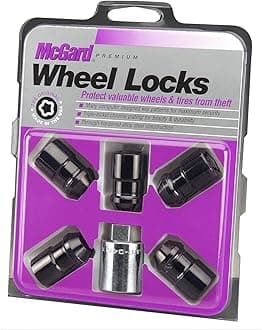 McGard 24526 Chrome/Black Wheel Locks (M12 x 1.5 Thread Size) - Set of 5