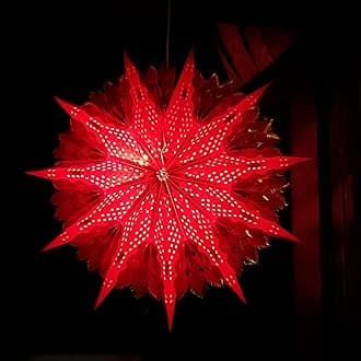 ALILA Star Hanging Lantern Kandil For Balcony Lamp Shade Jhumar Home Living Room Diwali Xmas Christmas Decor Decoration