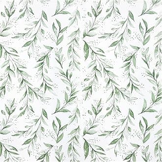 Lifetree Green Peel and Stick Wallpaper: Self-Adhesive Wallpaper Removable Wallpaper for Living Room Waterproof Vinyl Wall Paper Shelf Liner for Walls Cabinets (44.5 * 1000cm)