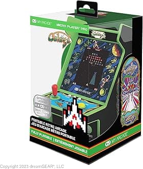My Arcade Galaga Micro Player Pro: Arcade Classics 2 Games in 1, Retro Gaming