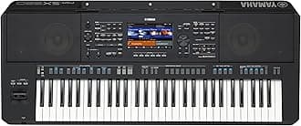YAMAHA 61 Keys Arranger Keyboard With Premium Sound, Live Control Knobs And Included Content PSRSX920, Black