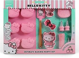 Handstand Kitchen Hello Kitty Ultimate Baking Party Set with Cupcake Mold, Cookie Cutters and More