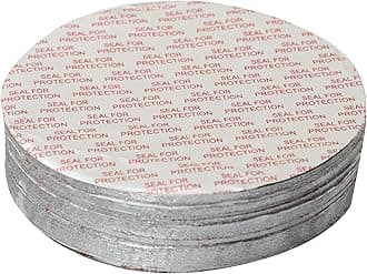 SMART PACK Aluminum Foil for Packing of HDPE (Without Transparent) Plastic Jars Material | Sealing, Bottle Packing, Silver Foil | One Piece Seal Liner | Size 120MM with 1000Piece