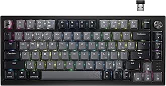 Corsair K65 PLUS WIRELESS 75% RGB Hot-Swappable Mechanical Gaming Keyboard - Pre-lubricated MLX Red Linear Switches - Double Layer Noise Reduction - PBT Keycaps - QWERTY NA - Black