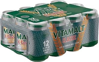 - Vitamalt Classic, Non-Alcoholic Malt Drink, 11.2 Oz Can (Pack of 12)