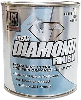 KBS Coatings 8404 DiamondFinish Watercolor Clear Coat - 1 Quart, 32 Fl Oz (Pack of 1)