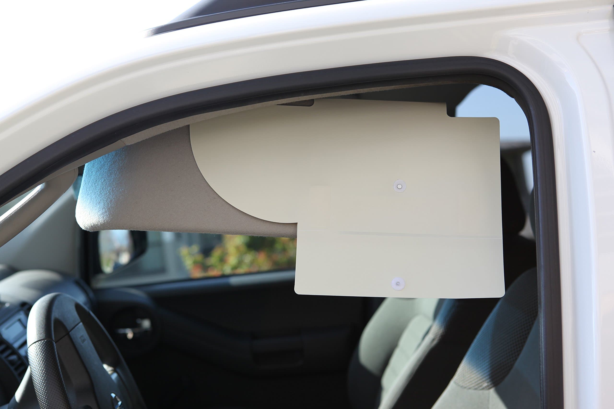Mega Shade 100 Sun Visor Extender 2-Visors Per Package (Driver & Passenger side), Large