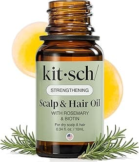 Strengthening Hair Oil Scalp Oil with Rosemary Biotin Lavender Scent 10mL